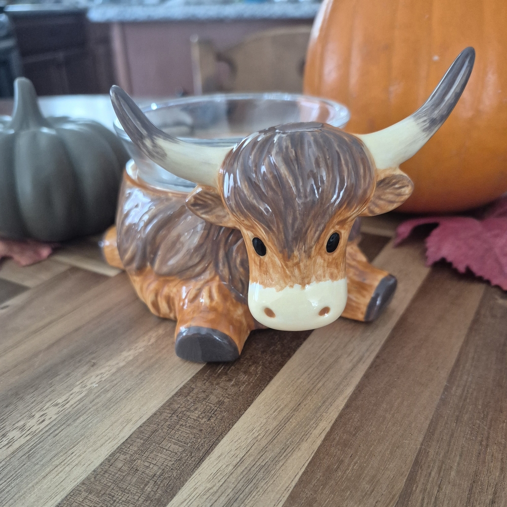 Scentsy Highland Trails Cow Wax Warmer